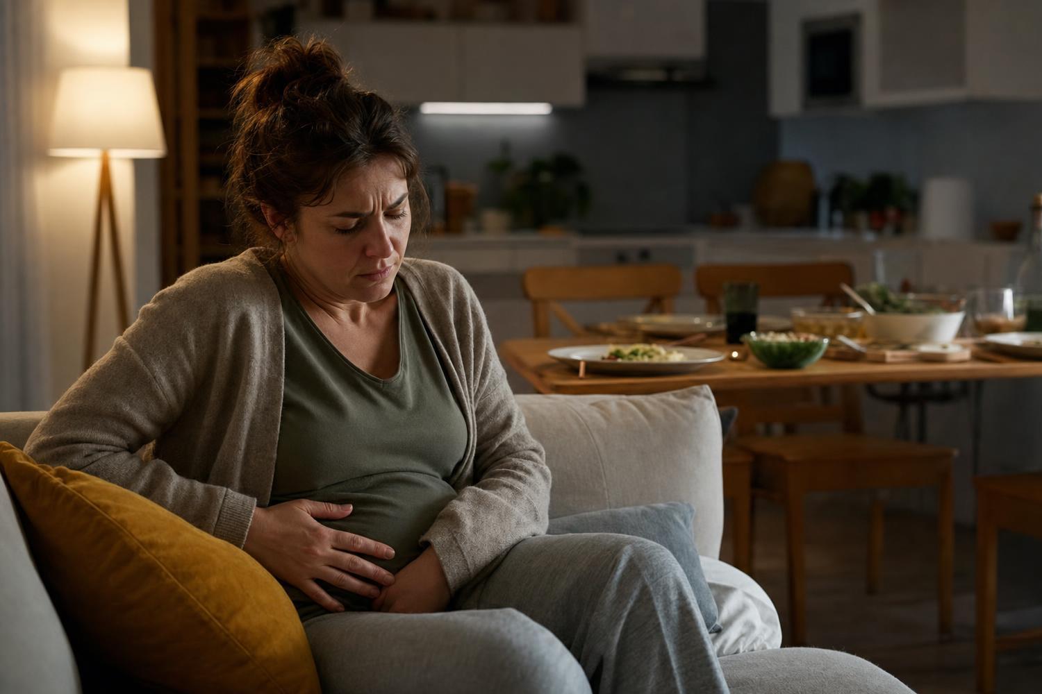 Pancia gonfia dopo cena? Forse non è colpa di quello che mangi