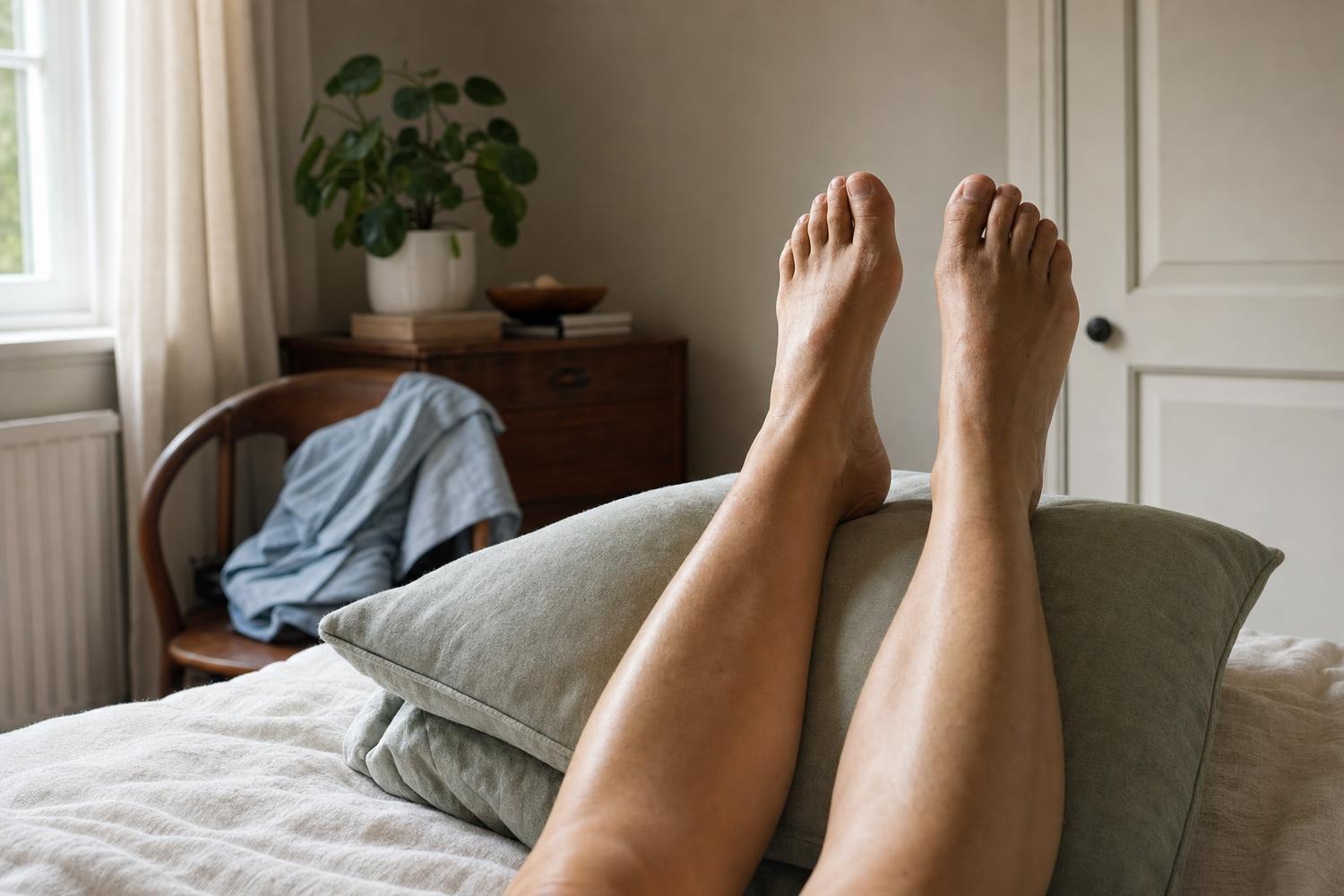 Gambe gonfie la sera? Il trucco di 15 minuti per sgonfiarle subito
