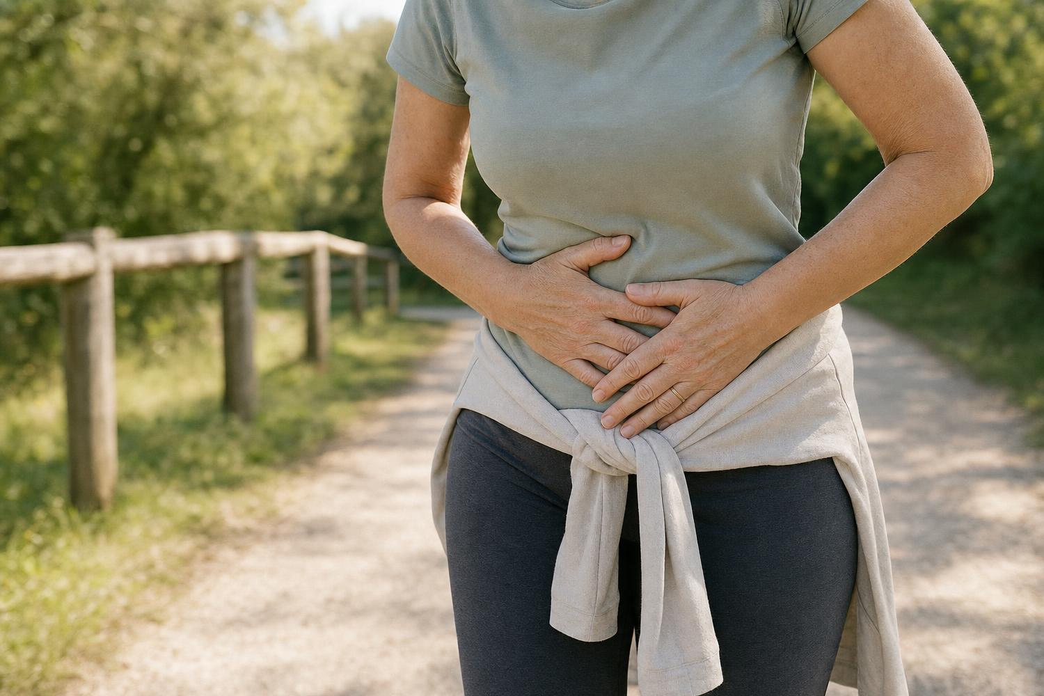 Pancia gonfia in menopausa? I 3 errori che fai mentre cammini
