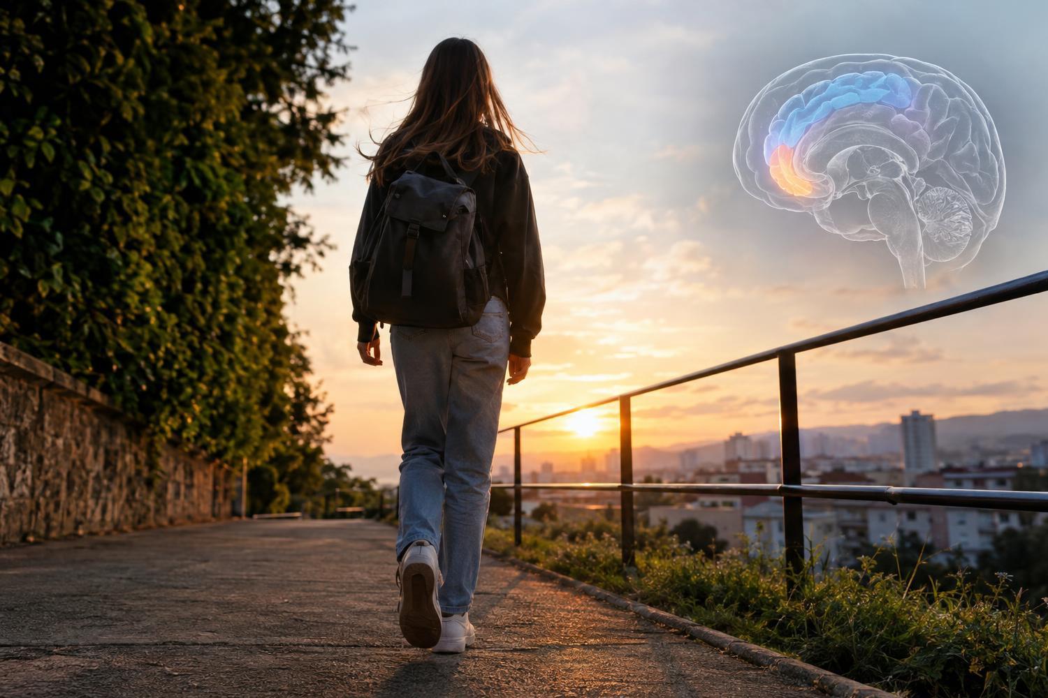 Ansia e adolescenti: l’incredibile effetto dei passi sul loro cervello