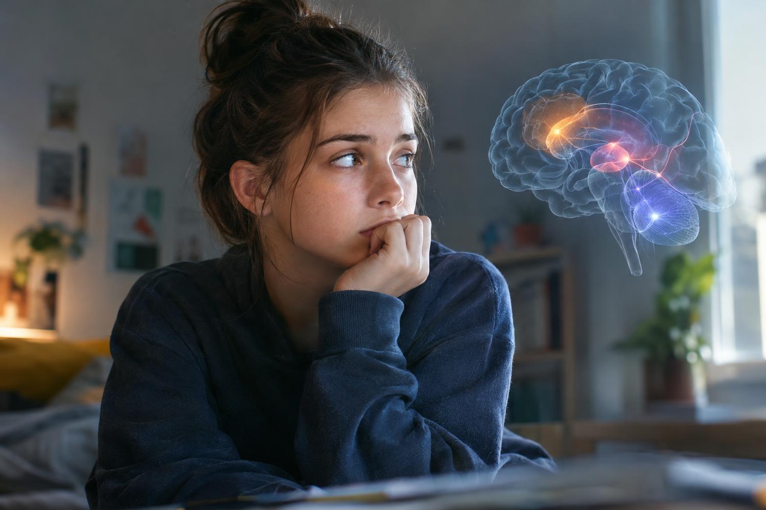 Ansia nei ragazzi: non è un capriccio, lo dice il loro cervello