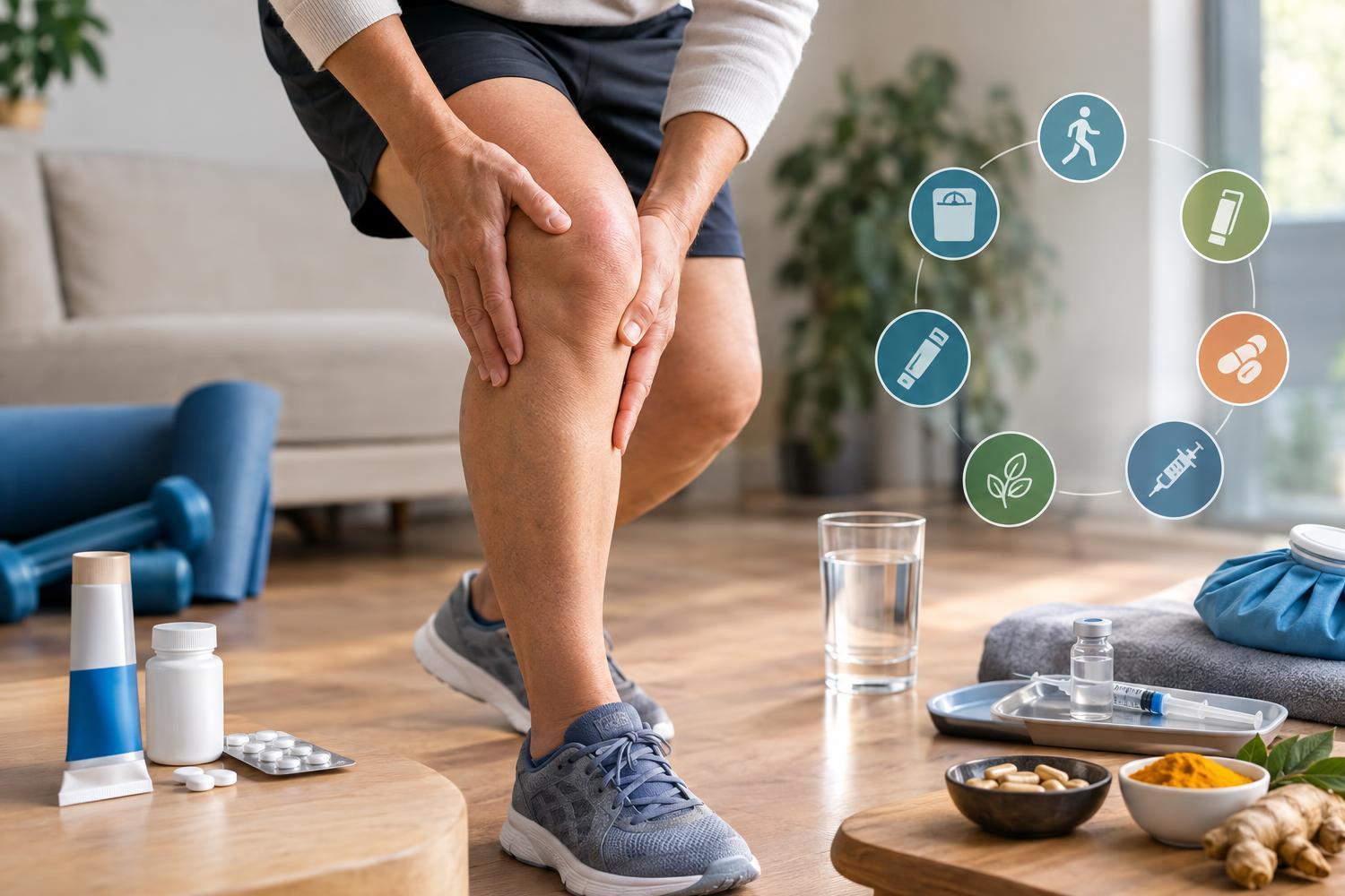 Artrosi del ginocchio: quali rimedi sono efficaci per attenuare il dolore?
