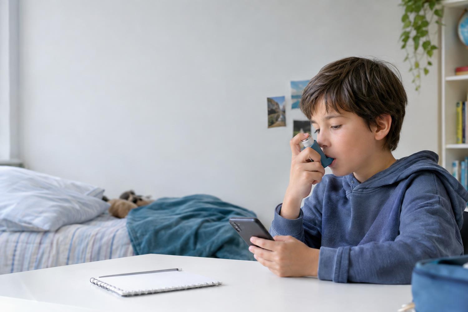 Asma nei bambini, 50 studi: app e sensori aiutano la terapia