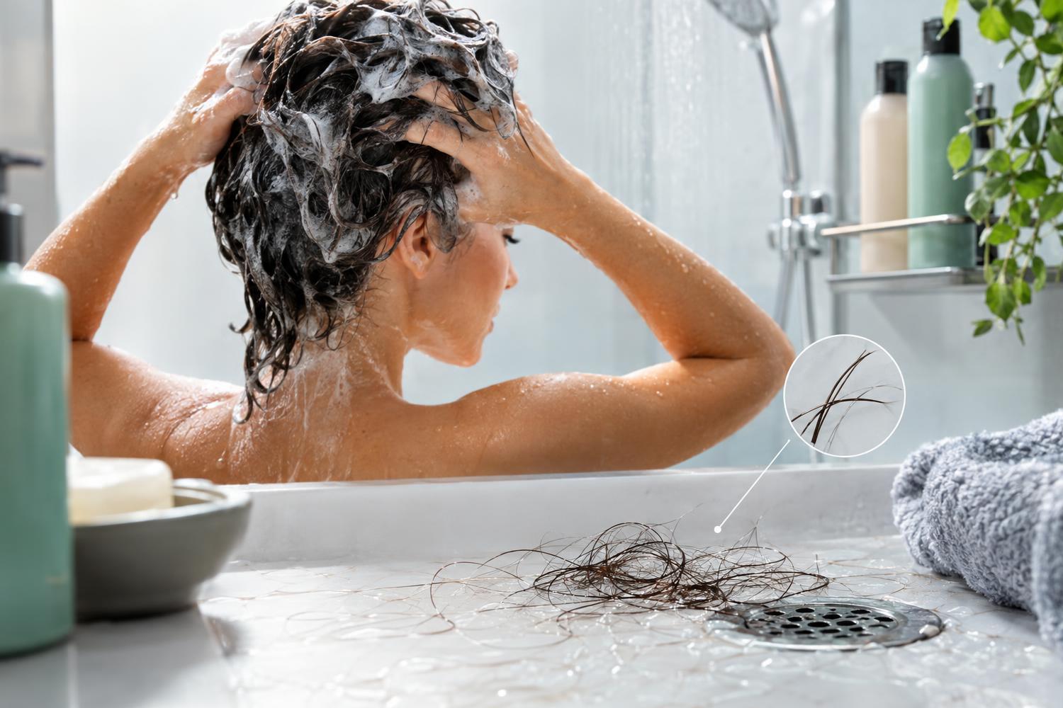 Troppi capelli nello scarico? Il segnale che conta non è il numero