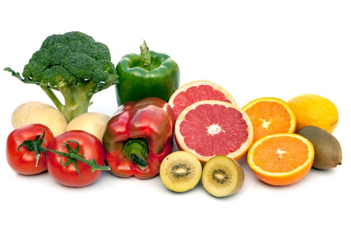 Fotografia degli alimenti a maggior contenuto di vitamina C