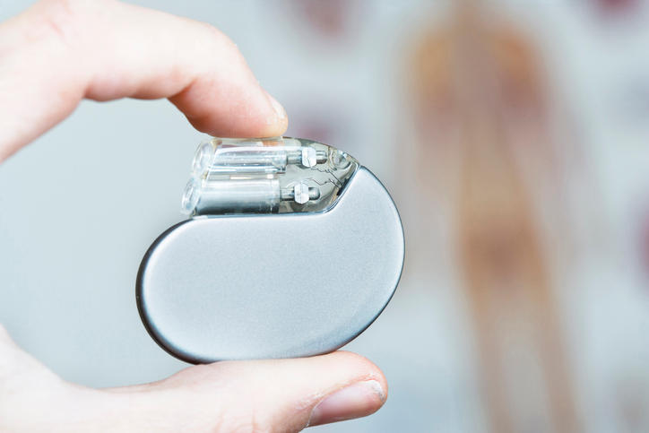 Fotografia di un pacemaker cardiaco