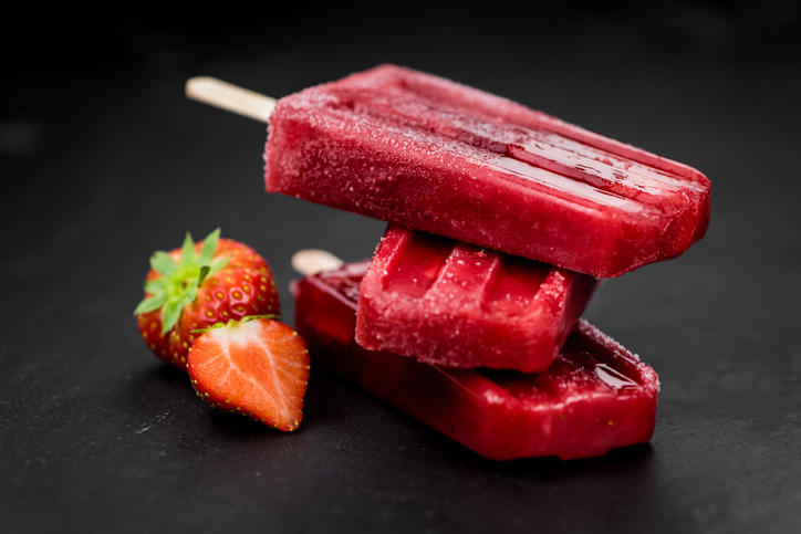 Ghiaccioli alla fragola