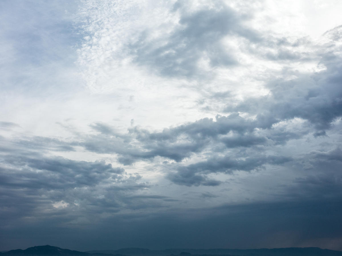 Cielo di una giornata uggiosa