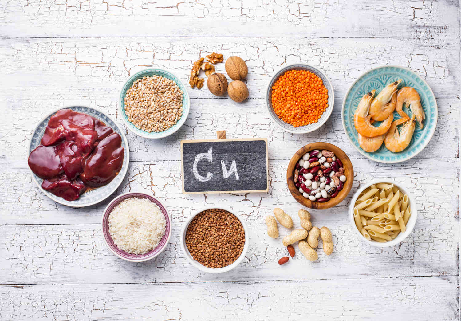 Alimenti contenenti rame
