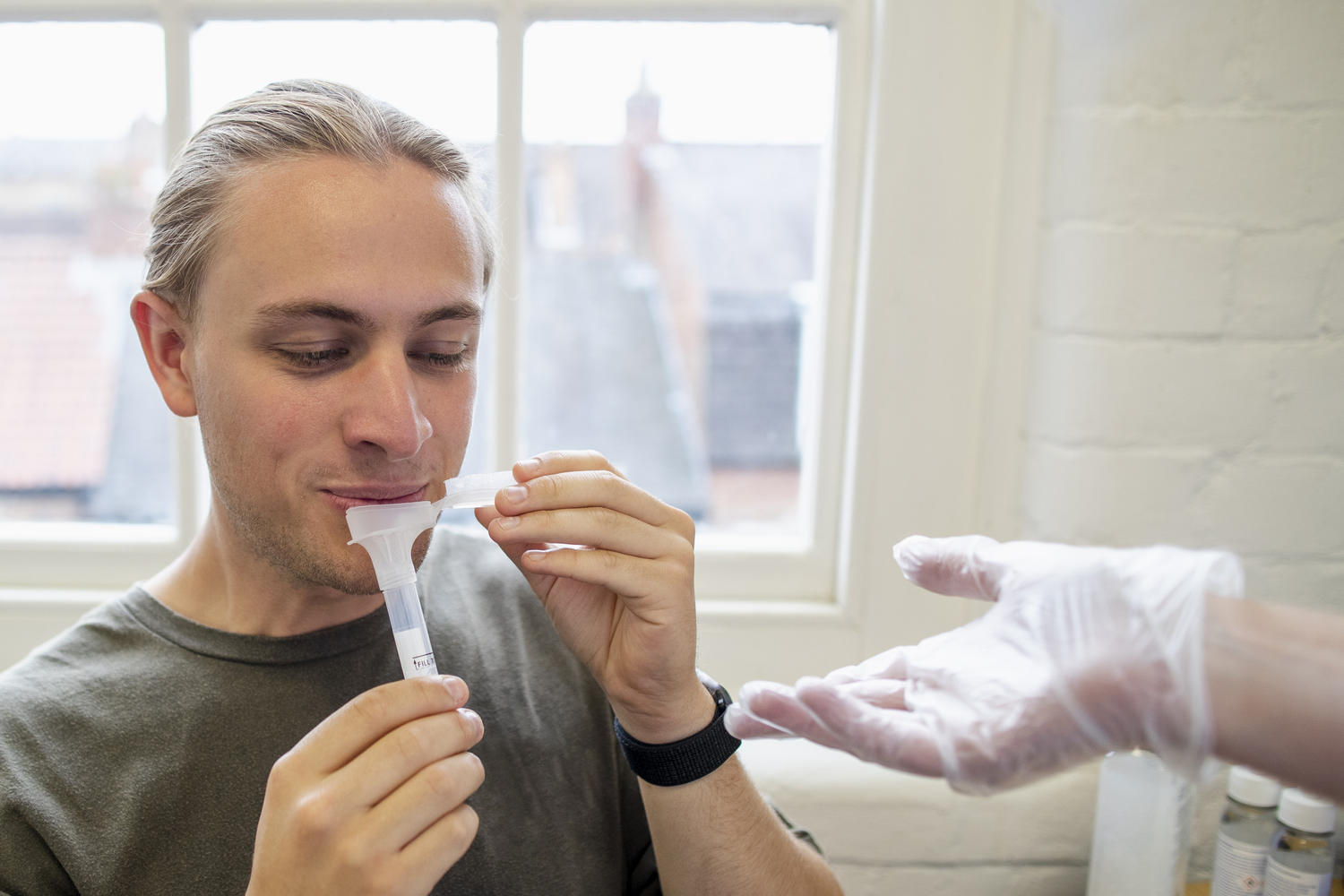 Test COVID sulla saliva