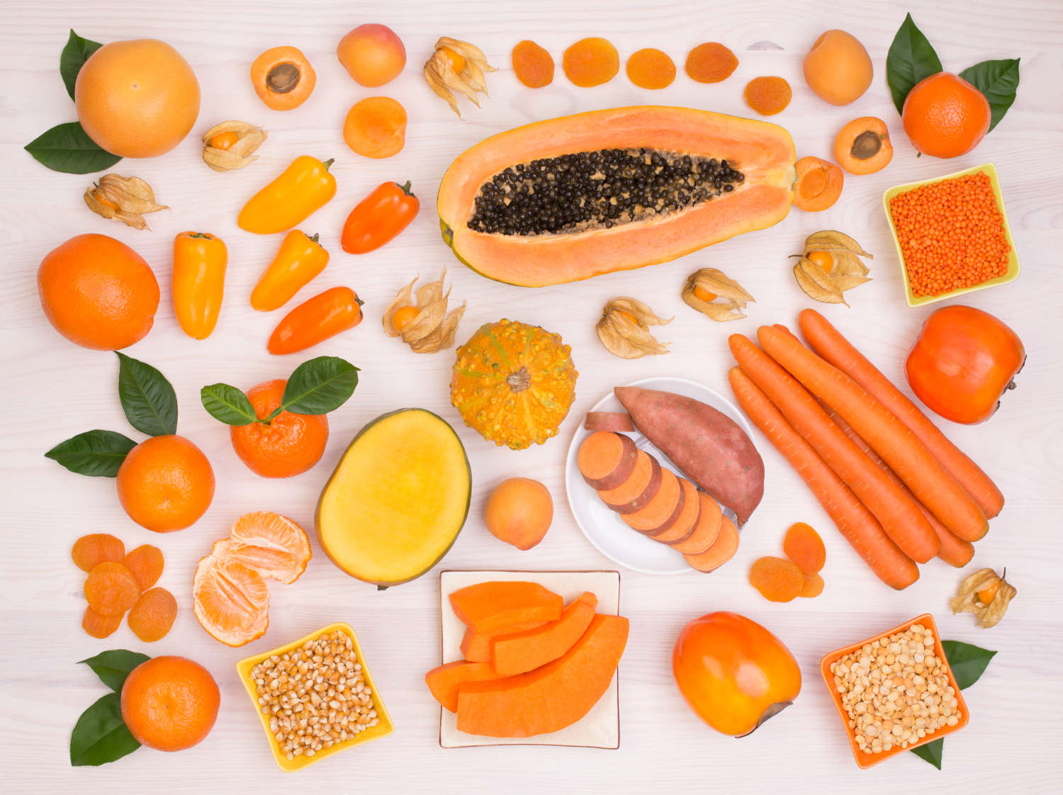 Fonti di carotene alimentare