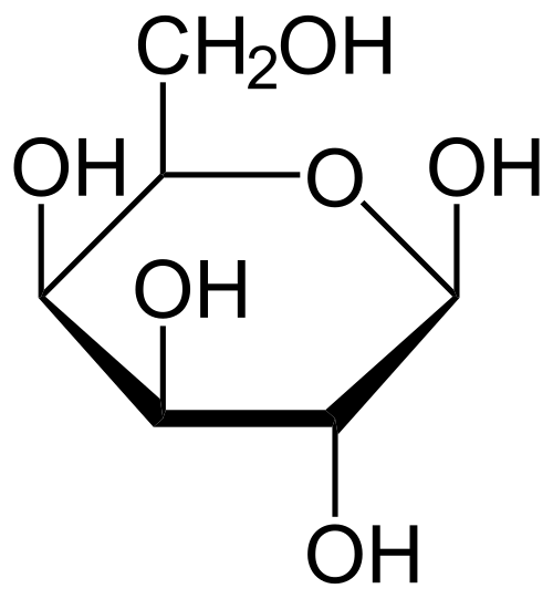 Formula chimica e struttura del galattosio