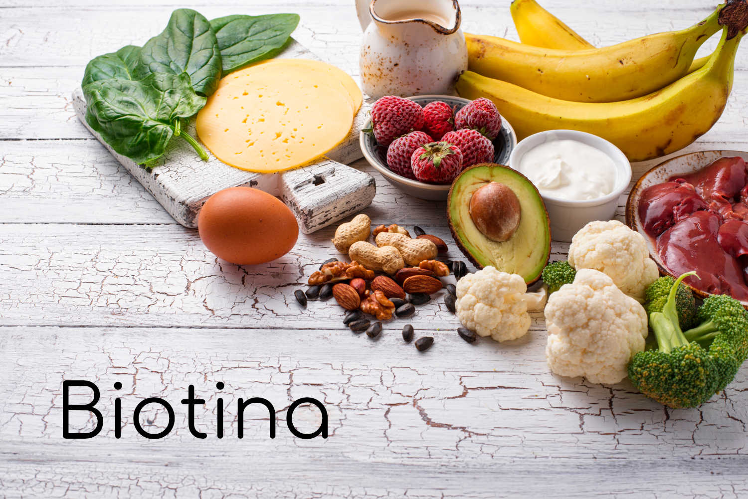 Alimenti contenenti biotina