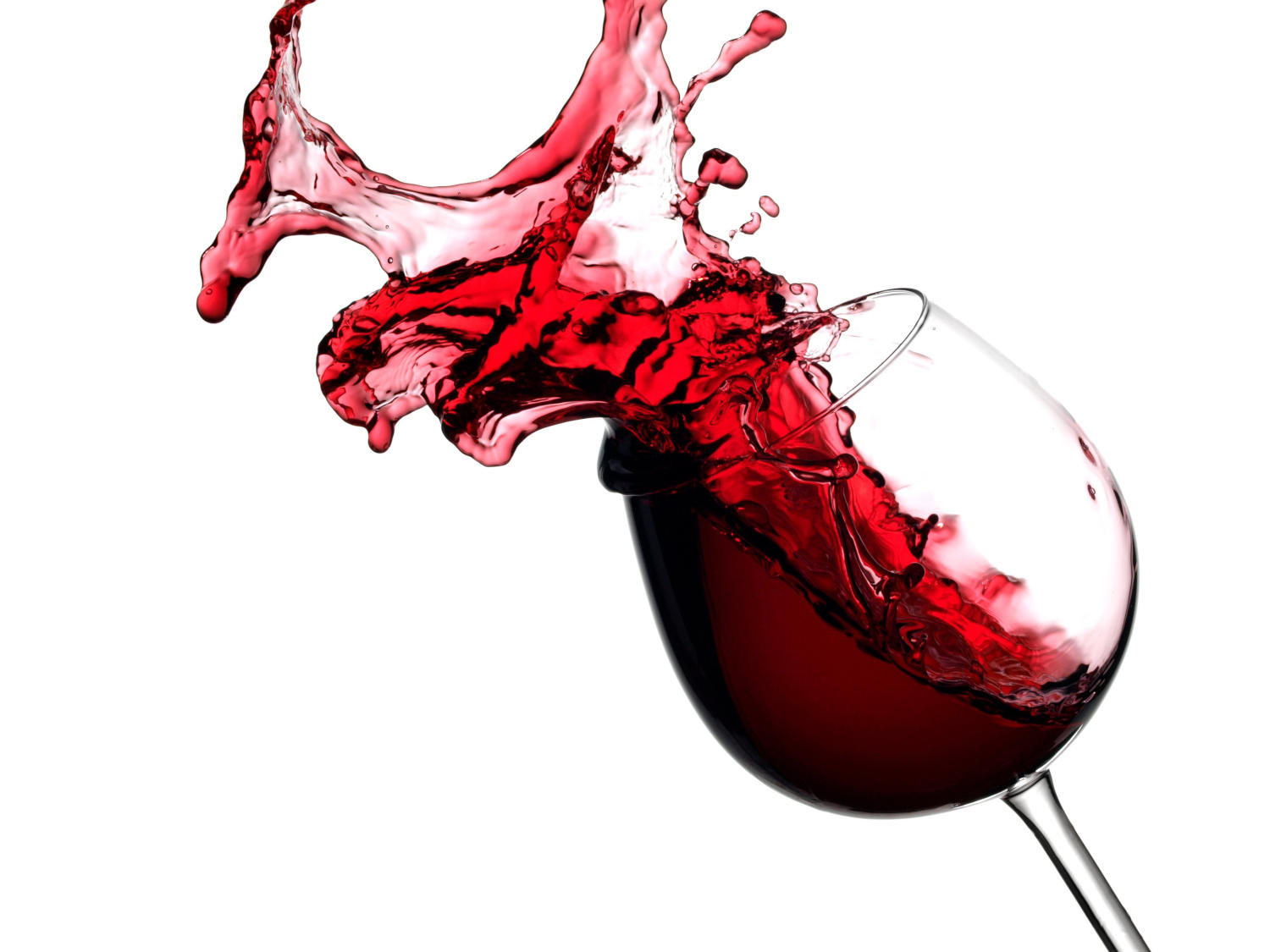 Bicchiere di vino rosso
