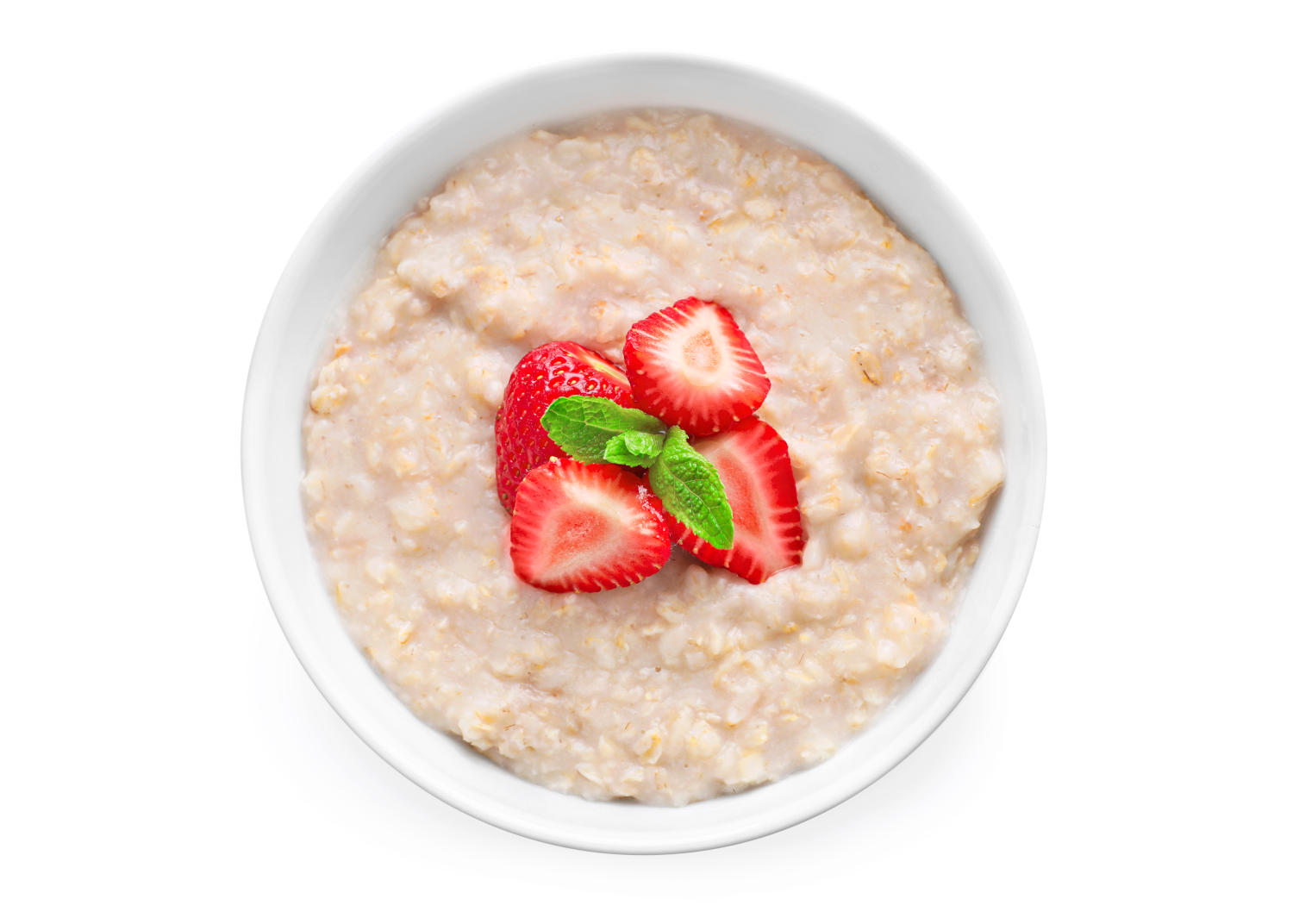 Porridge con fragole