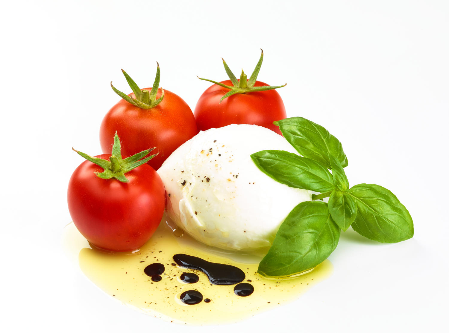 Mozzarella con pomodoro e basilico