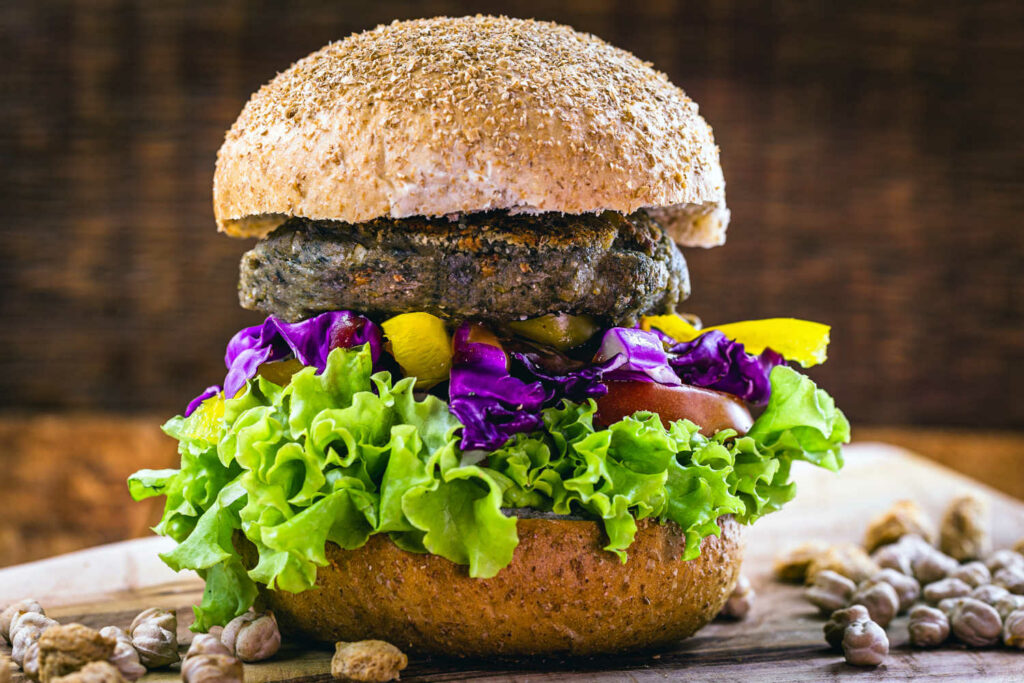 Hamburger nel panino
