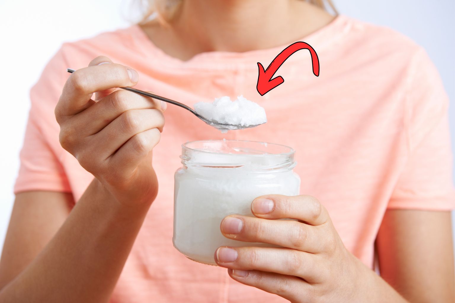 Cucchiaio di olio di cocco