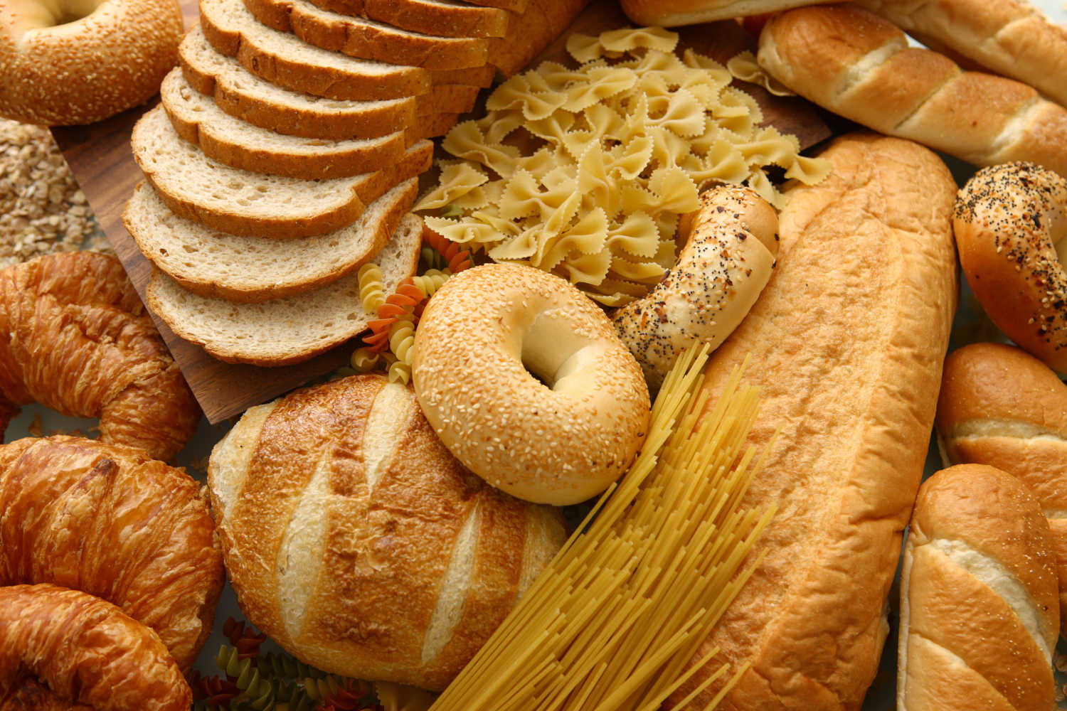 Pane e altri prodotti da forno contenenti glutine