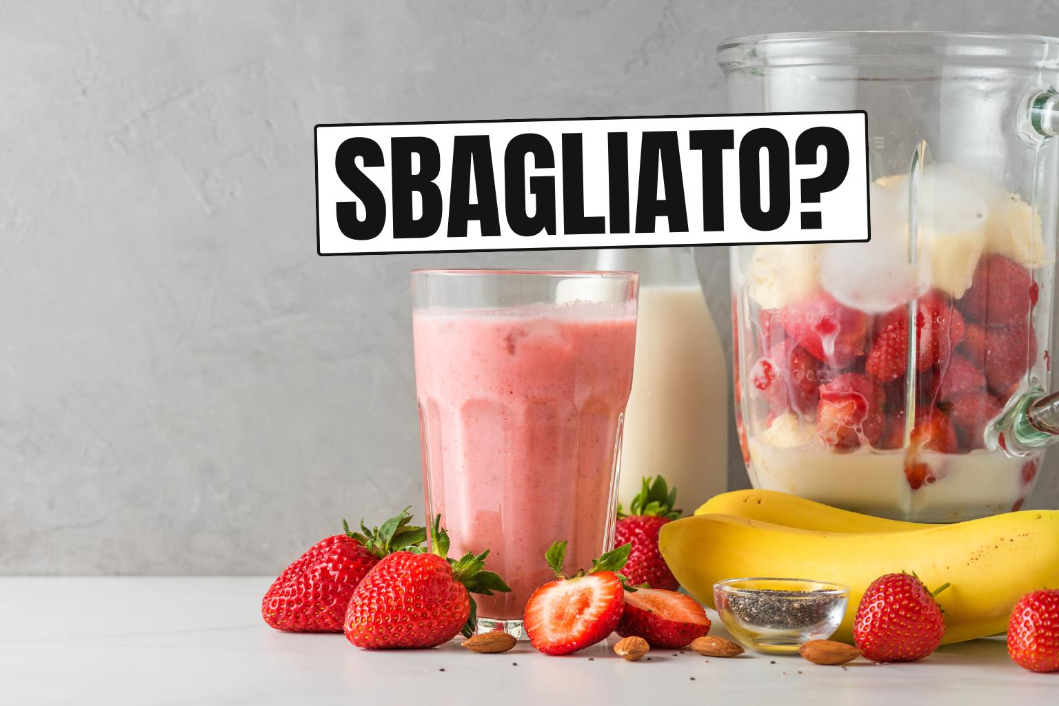 Smoothie di fragole e banane