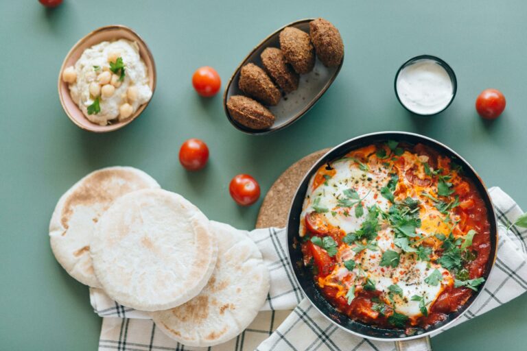 Falafel e pita