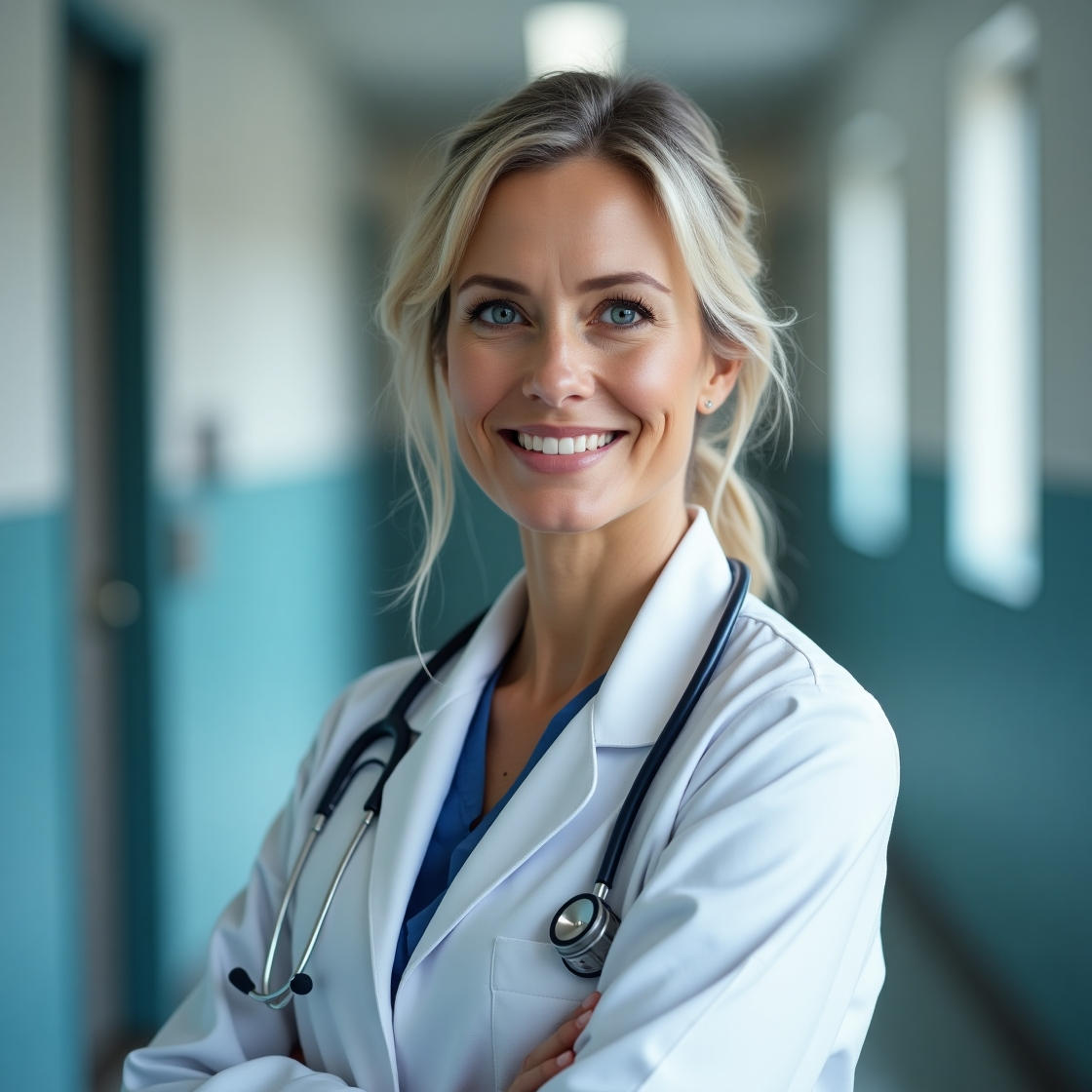 Mezzo busto di un medico