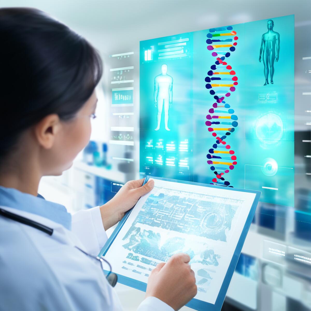 Medico genetista (immagine concettuale)