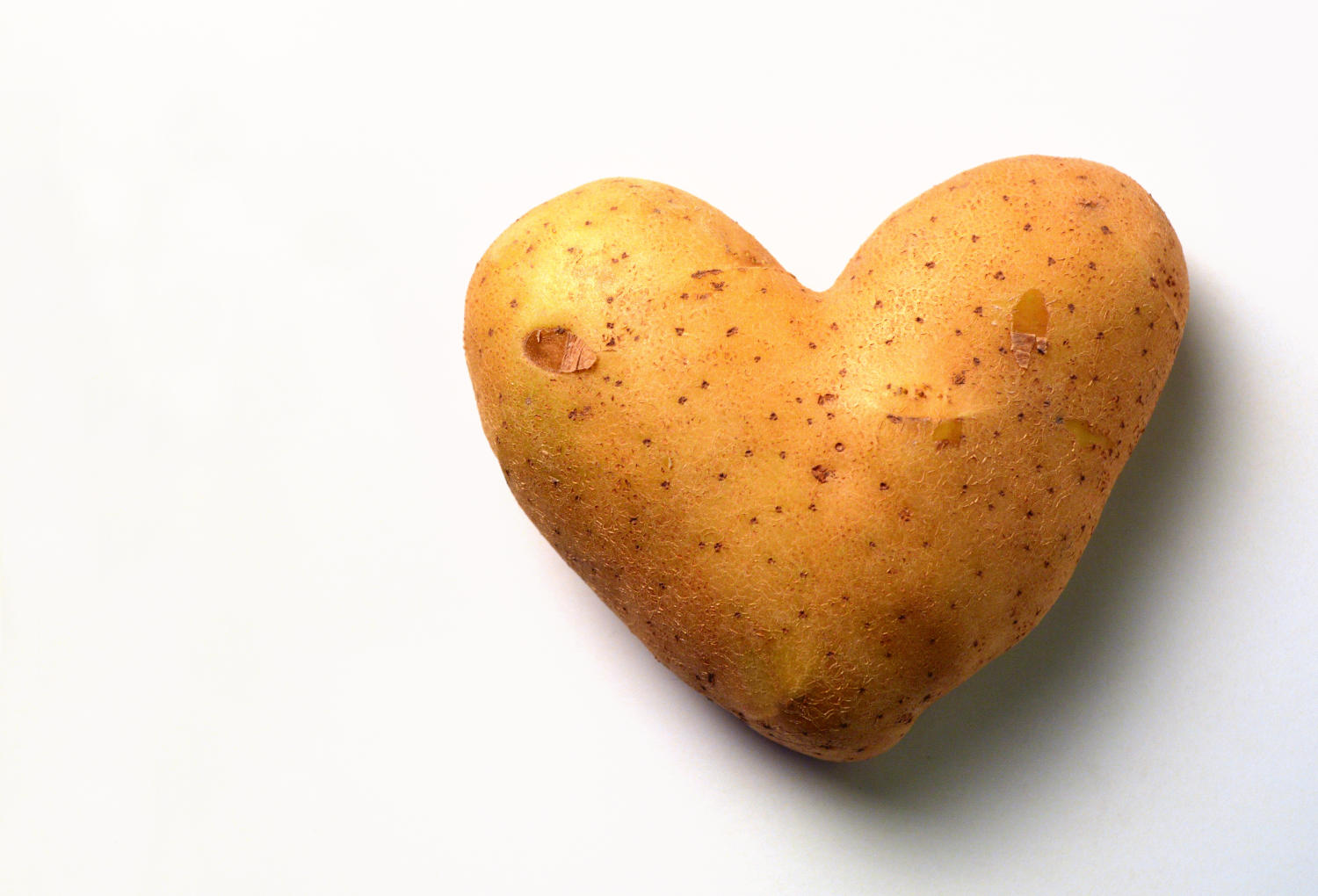 Patata a forma di cuore