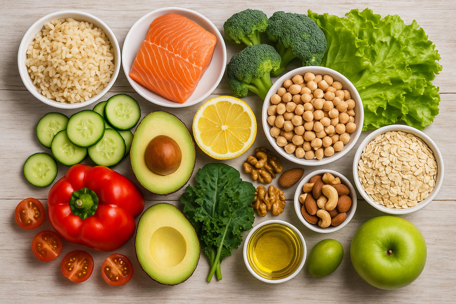 Alimenti caratteristici della dieta dell'equilibrio glicemico