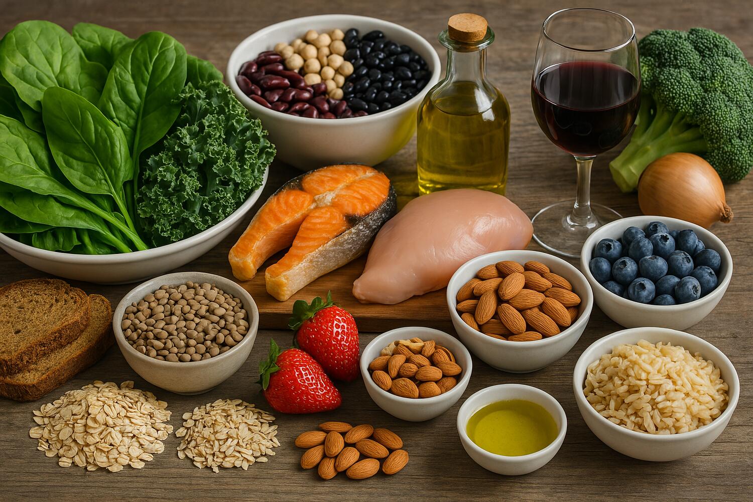 Alimenti caratteristici della dieta MIND