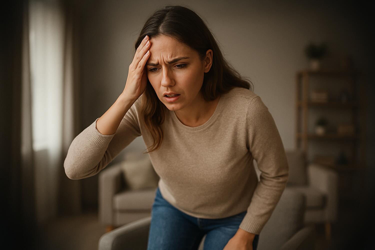 Ragazza con ipotensione ortostatica