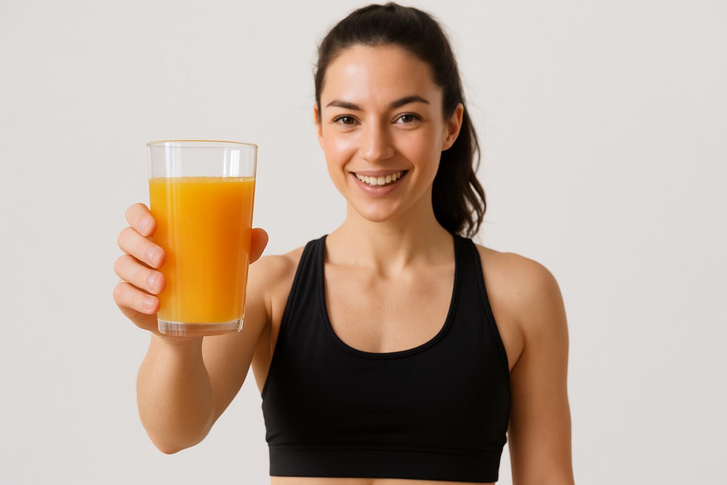 Fitness influencer mostra alla camera il cortisol-cocktail