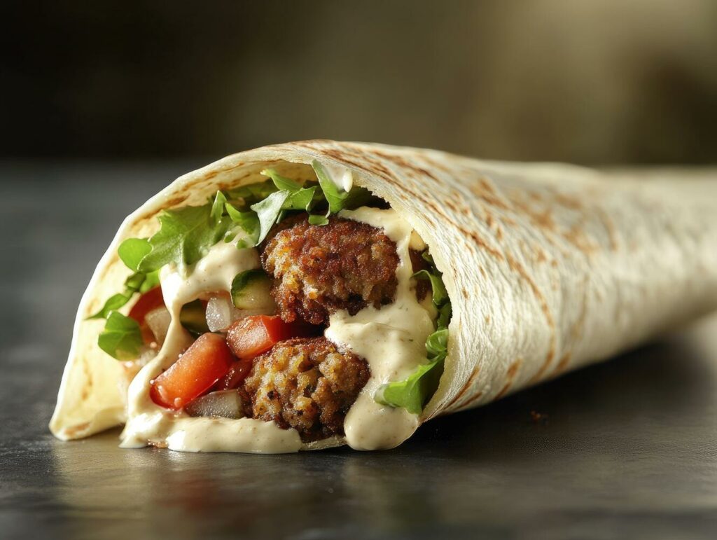 Falafel nel panino