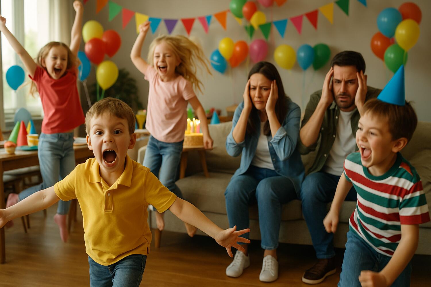 Festa di bambini scappata di mano
