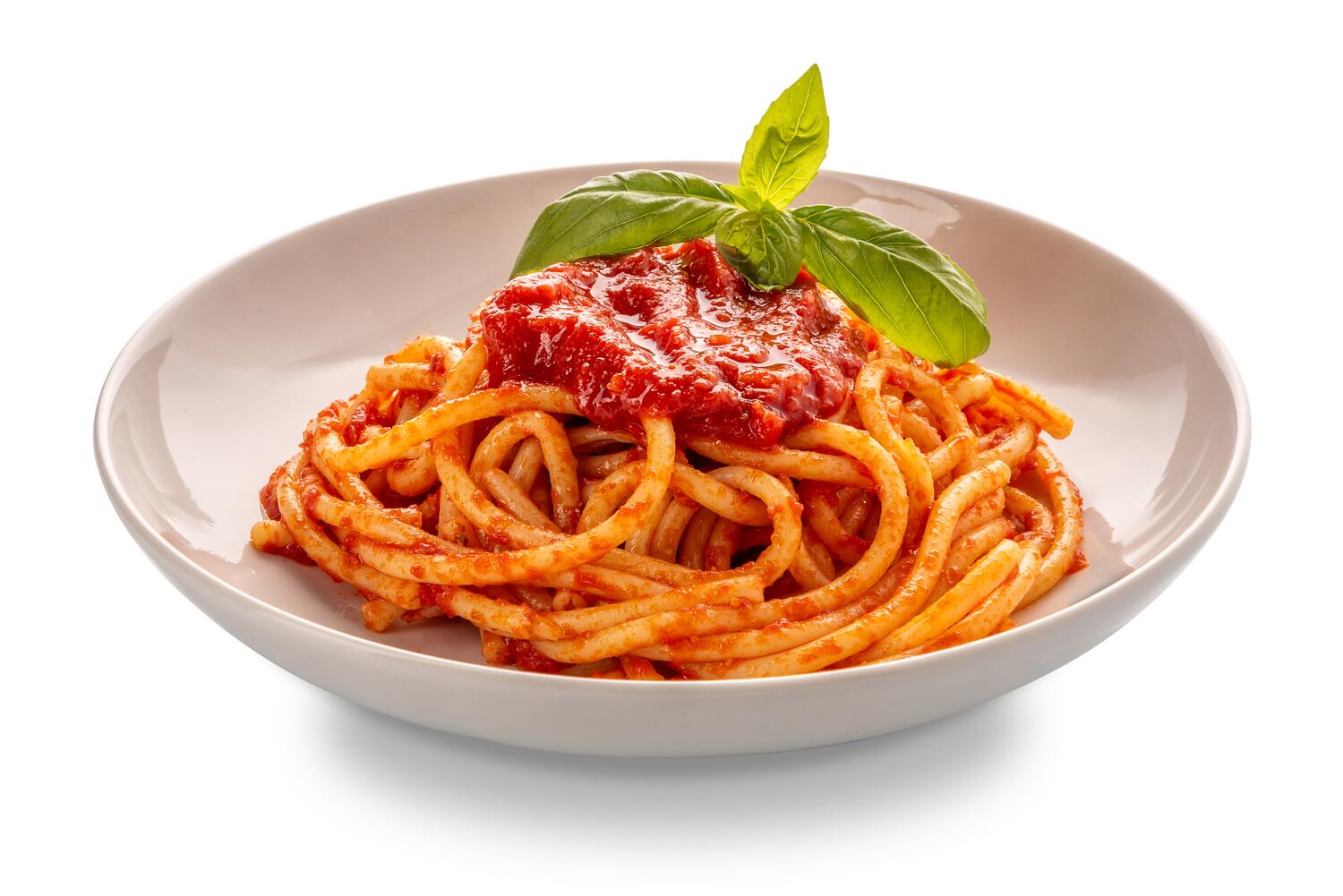 Piatto di pasta al pomodoro